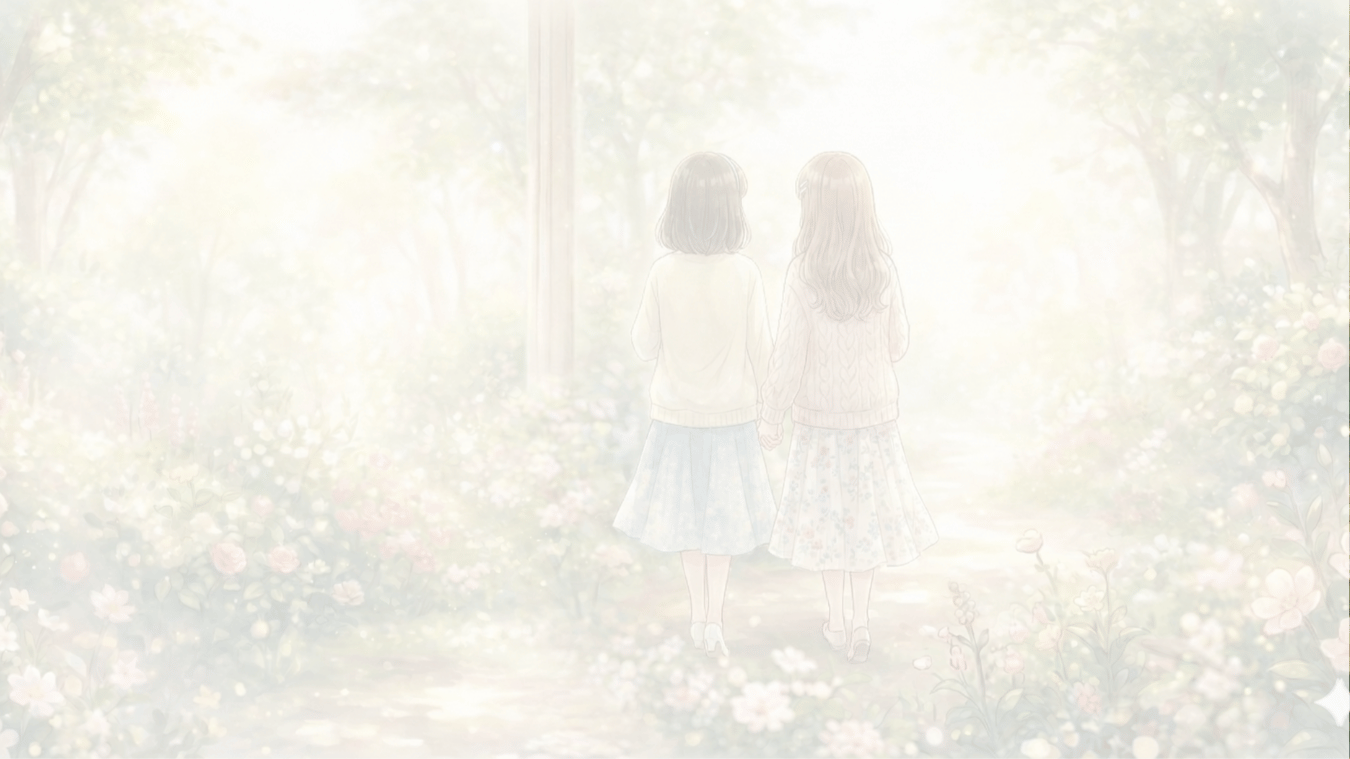 涙を流す女性に寄り添う女性